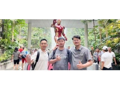 海外行丨海角科技亚洲男团成功抵达新加坡！